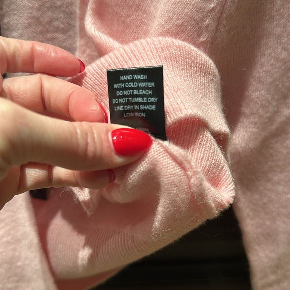 Le Superbe 🩷Cashmere PISMO Sweater NWT MSRP $435 - Picture 7 of 8